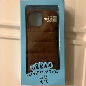 iPhone 13 mini- Brown Puffer Case
